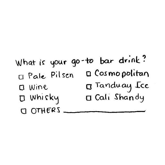 MarzRen's tweet image. Uy excited na siya magweekend. 😛

Survey time: Its Friday night and you&apos;re probably be hitting up all the cool watering holes. What are you drinking tonight?
⠀⠀⠀⠀⠀⠀⠀⠀⠀
#Customerfeedbackform #TheCustomerisAlwaysRight ift.tt/2FXXOm0
