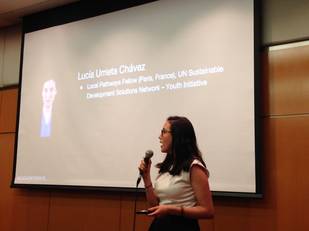 anagsier's tweet image. &quot;How do we engage diverse groups of refugees, migrants, youth? We need a common language to bring them together 
For me this is ART&quot; @lurrieta #localpathways fellow from Paris #wuf9  @SDSNYouth @UNSDSN