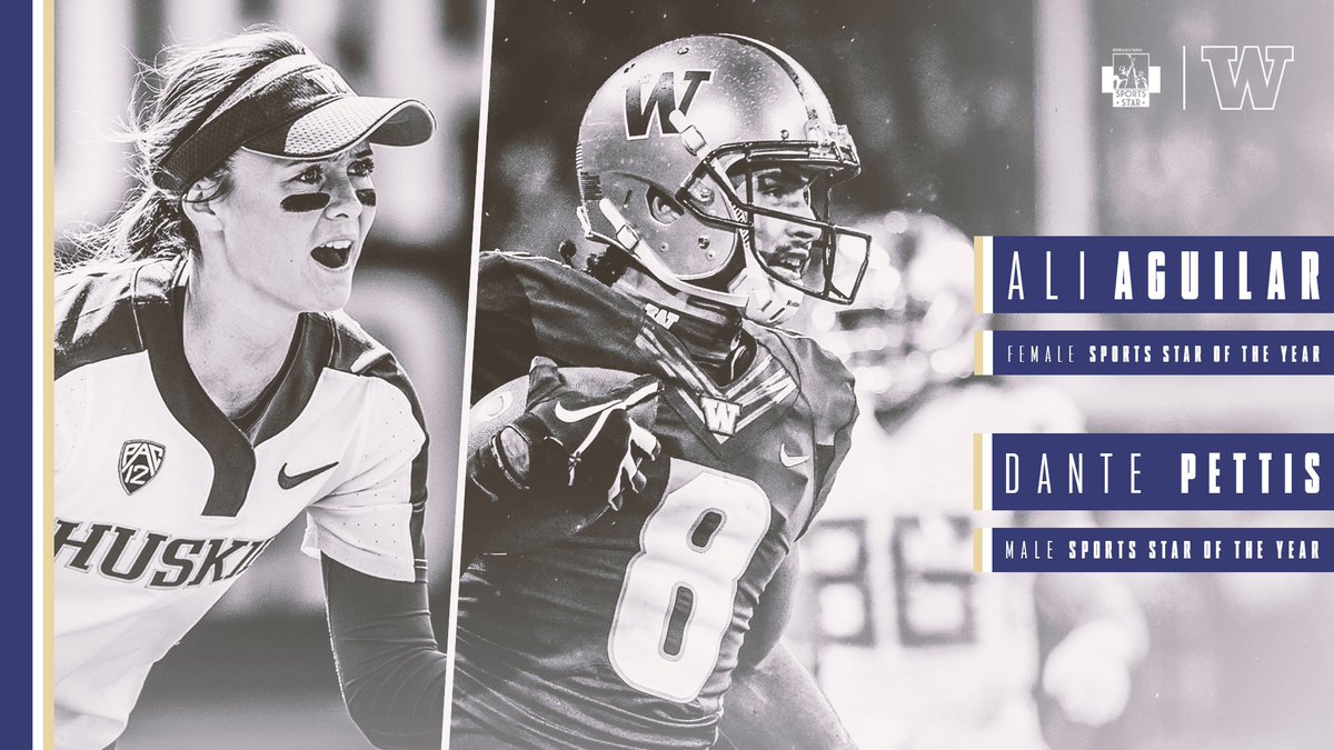 UWAthletics's tweet photo. βοΈβοΈ
Congrats to Ali Aguilar and Dante Pettis on being named Sports Stars of the Year.
#GoHuskies // #83SSY
>> https://t.co/2bM8XHr7yX https://t.co/WH7tDkMKZG
