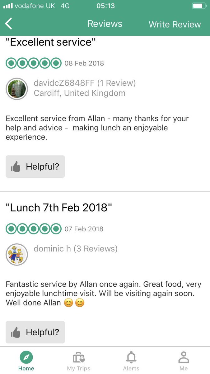 Wonderful 5 ⭐️ reviews for our amazing Allan consistently delighting our Guests and our kitchen team serving up “Great food” <a href="/ashbridgeinn/">The Ashbridge Inn</a> <a href="/dw1lson/">Damian Wilson</a> <a href="/WeAreSUGM/">WeAreSUGM</a> <a href="/StaplesClaire/">claire staples</a> <a href="/SpencerGraydon/">Spencer Graydon</a>