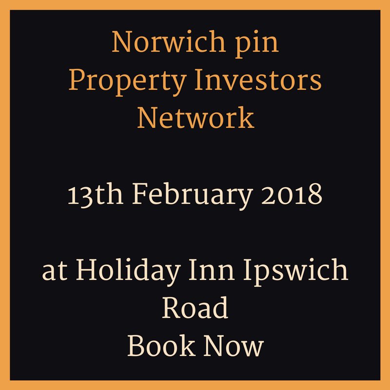 Want to learn more about #property investing &amp; network with property professionals? Join us at #Norwich #pin event bit.ly/2foWAbC
