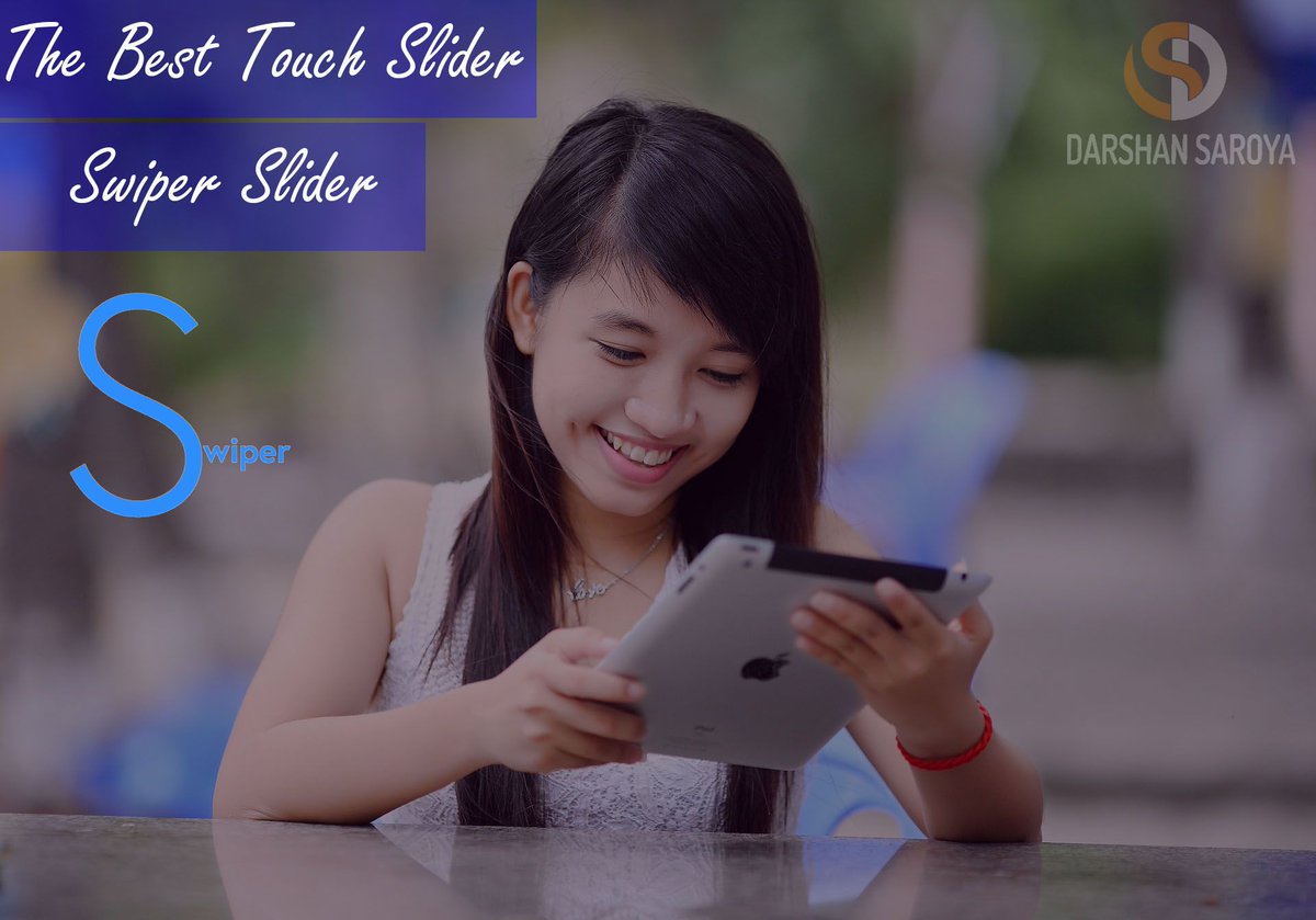 DarshanSaroya's tweet image. Are you a Web Designer? Then it&apos;s for you. Swiper is the best touch and responsive jQuery Slider. Here is ultimate guide on swiper.
#touchSlider #bestSlider #jQuerySlider #swiperSlider
.
.
buff.ly/2EFkyI1