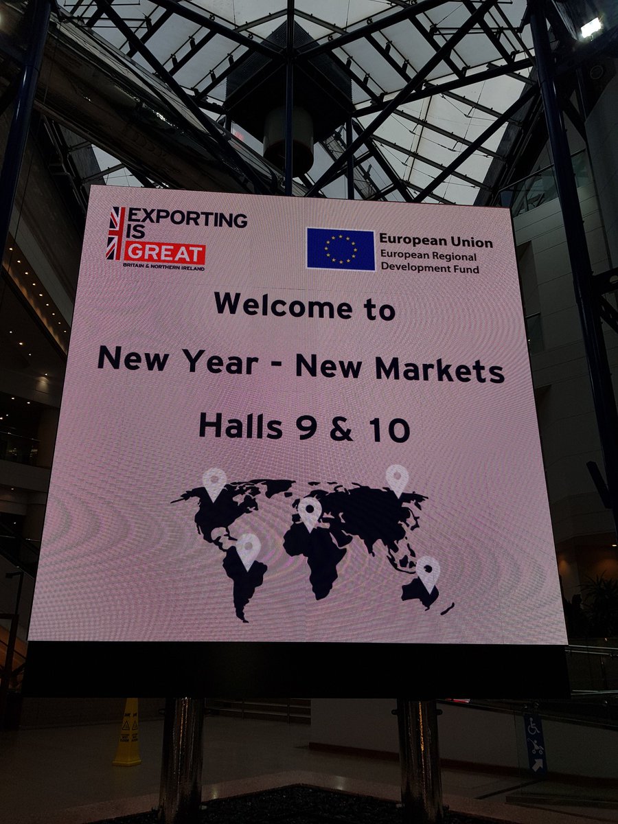 We are attending the @tradegovuk  new markets event in Birmingham today. Our ambition is to provide our specialist sector services worldwide.