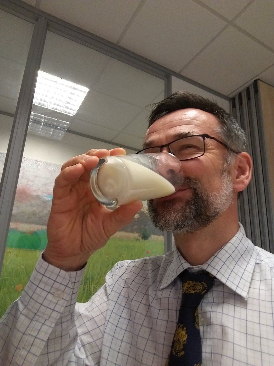 <a href="/scottpepe1/">Scott Pepe</a> <a href="/kitmalthouse/">Kit Malthouse MP</a> <a href="/PeakHouseFarm/">Peak House Farm</a> <a href="/NFUtweets/">National Farmers' Union</a> <a href="/NFUSouthEast/">NFU South East</a> <a href="/NFUPolitical/">NFU Political</a> @nfumbasingstoke Happiness is a midmorning glass of <a href="/PeakHouseFarm/">Peak House Farm</a> raw milk. Its rejuvenating properties will see me through the rest of POETS day!