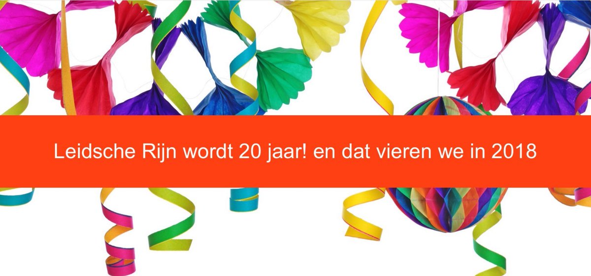 Heb jij een leuk idee voor de 20e verjaardag? Laat het voor 19 februari weten via 20jaarleidscherijn.nl!