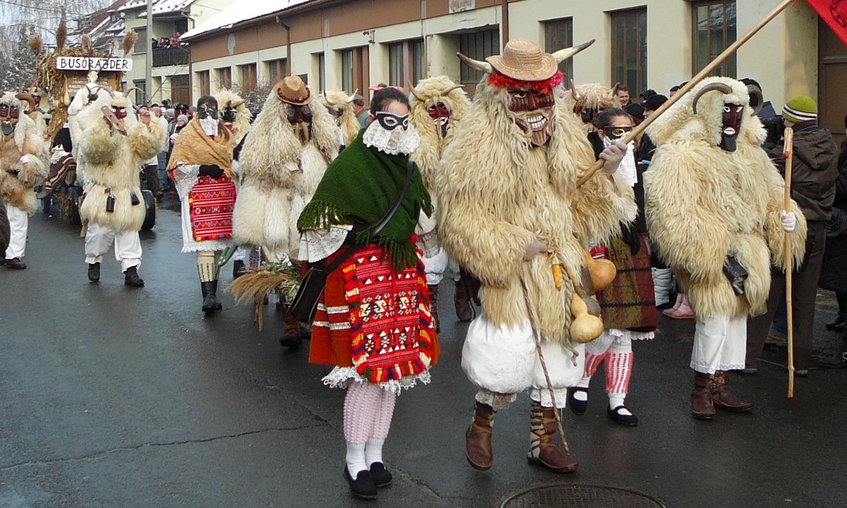 Hungary Heritage on Twitter: "#Busójárás of #Mohács, S #Hungary ...