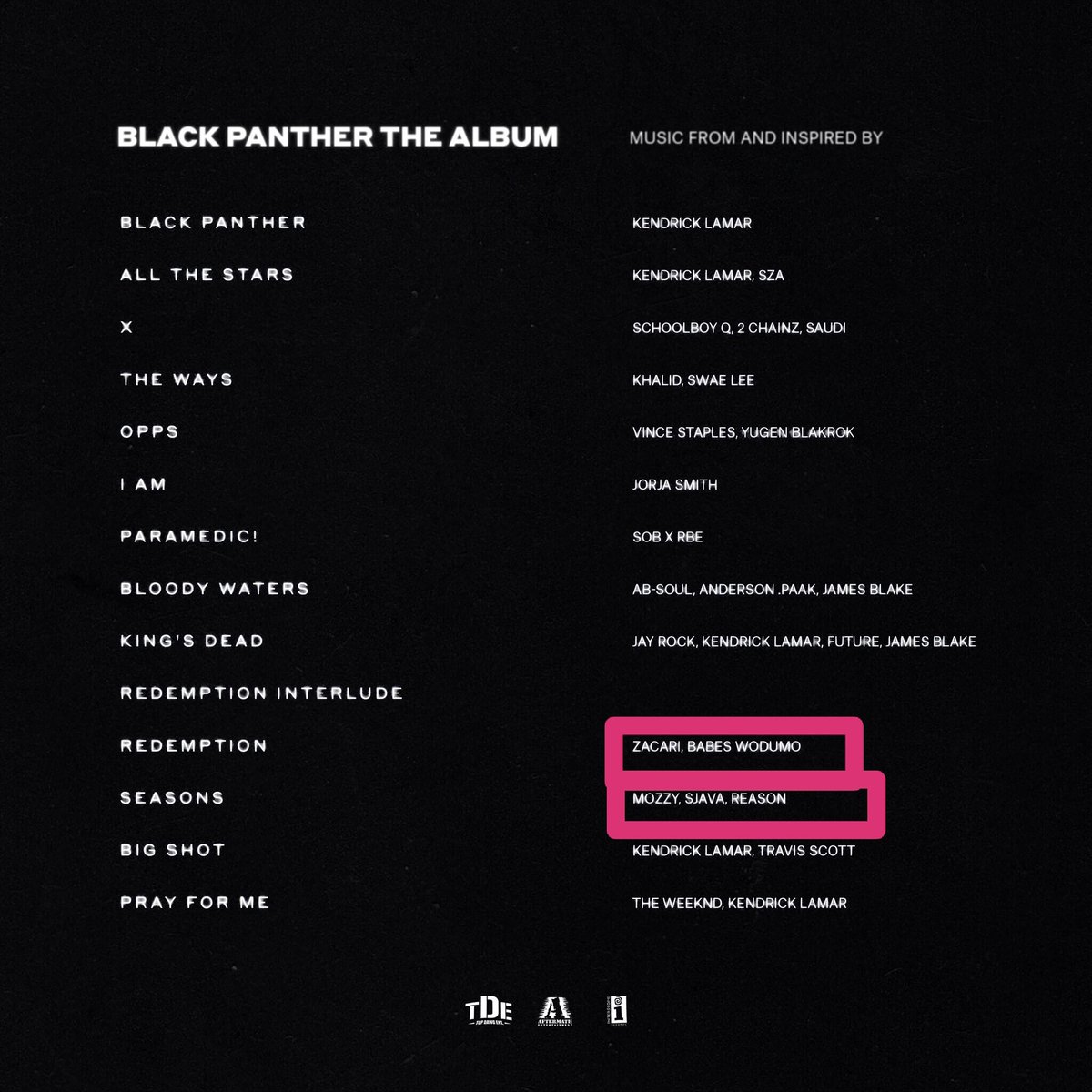 Abutii_Pat's tweet photo. #BlackPantherTheAlbum @kendricklamar @abdashsoul @JorjaSmith ๐as long there's @Sjava_ATM @ @BABESWODUMO๐ .. almost said #ReasonHD hade mfana yemzini ๐ https://t.co/rdmZWmbkqE
