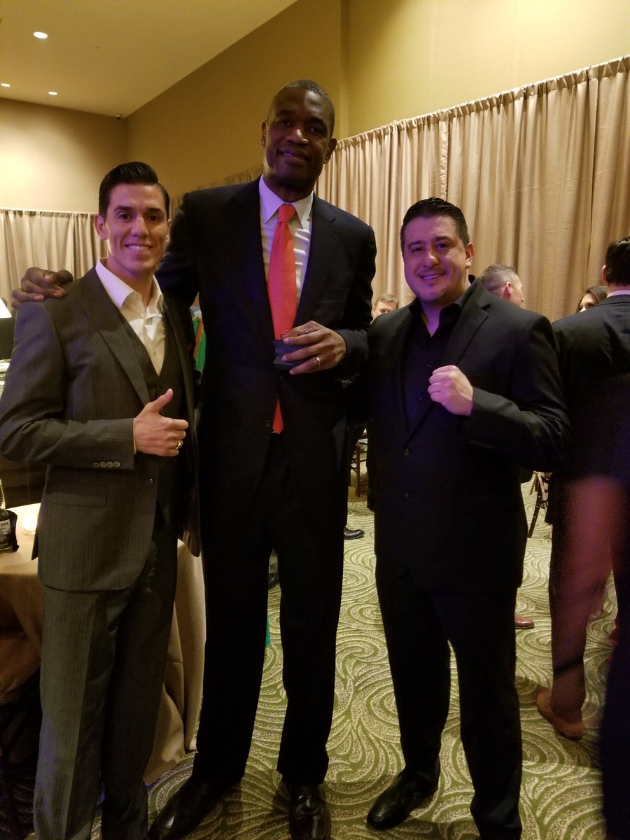 jalexandrelopez's tweet photo. What an honor to be part of Houston History. The Houston Sports award  instantly became a classic.  Dikembe Mutombo and @LopezTKDAcademy @StevenLopezTkd #HoustonSportsAwards #HoustonStrong #HTown #houstonproud https://t.co/Fa9AojgSrn