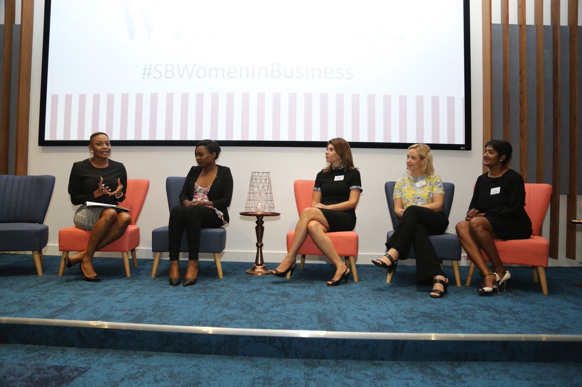StandardBankZA's tweet photo. "The lack of women leadership in the business sector is a challenge" @JoanSolms @gugumfuphi #SBWomenInBusiness @WPN2018 https://t.co/zKmSrfJxbN