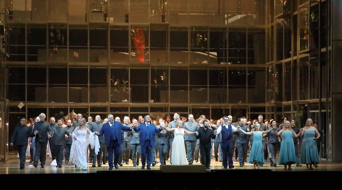 bay_staatsoper's tweet photo. We're still high on Wagner from yesterday's season premiere of DIE GÖTTERDÄMMERUNG. What a fabulous night w #KirillPetrenko @NStemme #StefanVinke #MarkusEiche #HansPeterKönig #JohnLundgren #OkkavonderDamerau @jjohnstonmezzo #AnnaGabler #RachaelWilson #SofiaFomina #BSOGöDä https://t.co/DD1LThGGvA