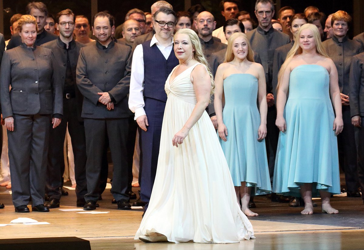 bay_staatsoper's tweet photo. We're still high on Wagner from yesterday's season premiere of DIE GÖTTERDÄMMERUNG. What a fabulous night w #KirillPetrenko @NStemme #StefanVinke #MarkusEiche #HansPeterKönig #JohnLundgren #OkkavonderDamerau @jjohnstonmezzo #AnnaGabler #RachaelWilson #SofiaFomina #BSOGöDä https://t.co/DD1LThGGvA