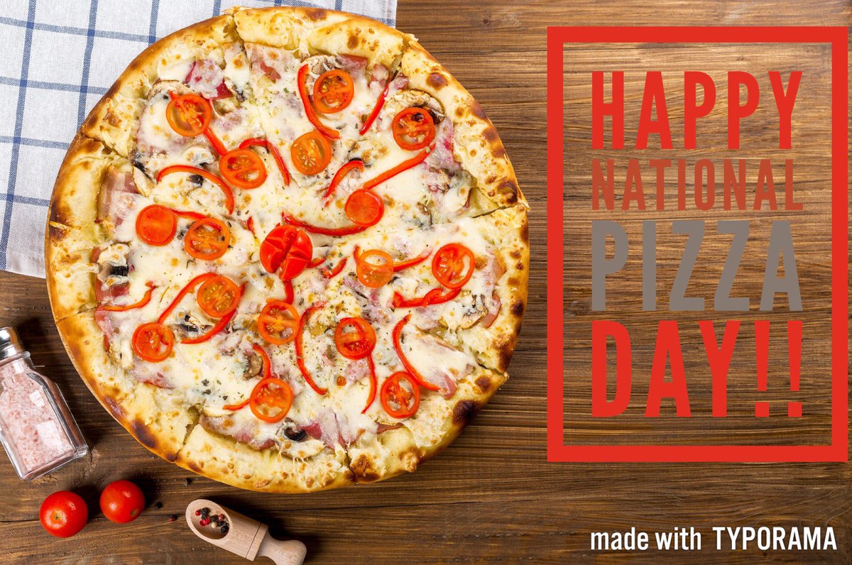 herbertwatsonfs's tweet photo. Any excuse for a pizza! 🍕♥️🍕♥️#NationalPizzaDay uk 🍕 https://t.co/NGyeCPSBw5