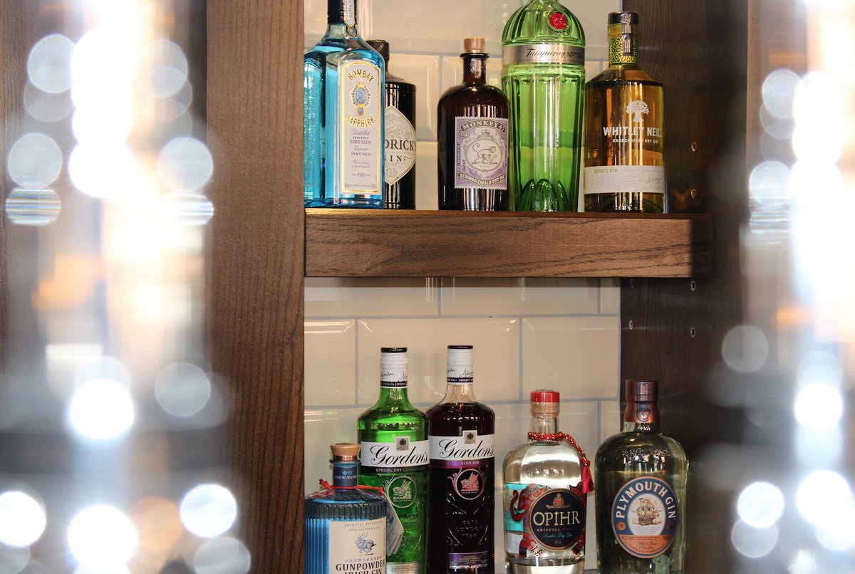 As it's officially #Gin o'clock, we thought we would let you know that we have quite a selection.... :-)