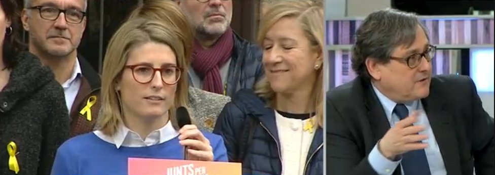 EspejoPublico's tweet photo. ¿Cómo es @elsa_artadi? Hablamos en nuestra mesa política de una de las candidatas para sustituir a @KRLS #CastingProcESP  ▶https://t.co/897gn9dxri https://t.co/dmoRUaEfY0