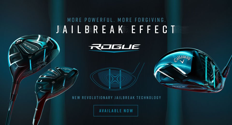 #GoRogue today! 

The new #Rogue family of woods, all with our ground-breaking #Jailbreak technology, is now available in-store from your favourite Callaway Retailer.