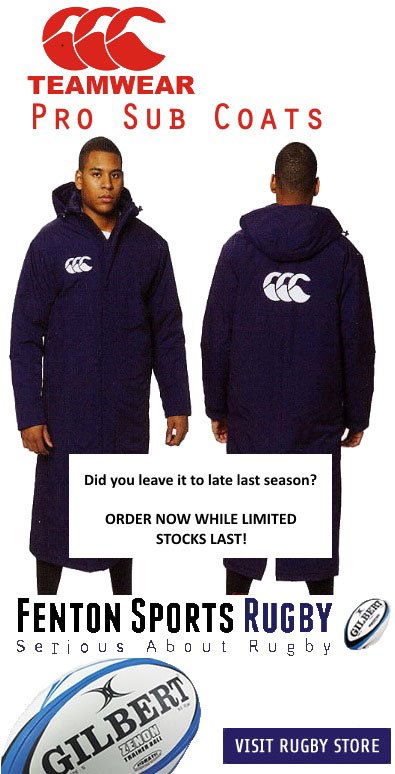 An essential for any rugby / football player. Stay warm and ready for action with the Canterbury Pro Sub Coat <a href="/FentonRugby/">Fenton Rugby Online</a>  ow.ly/DhkP30hxsWP #rugby #rugbyunited #teamwear