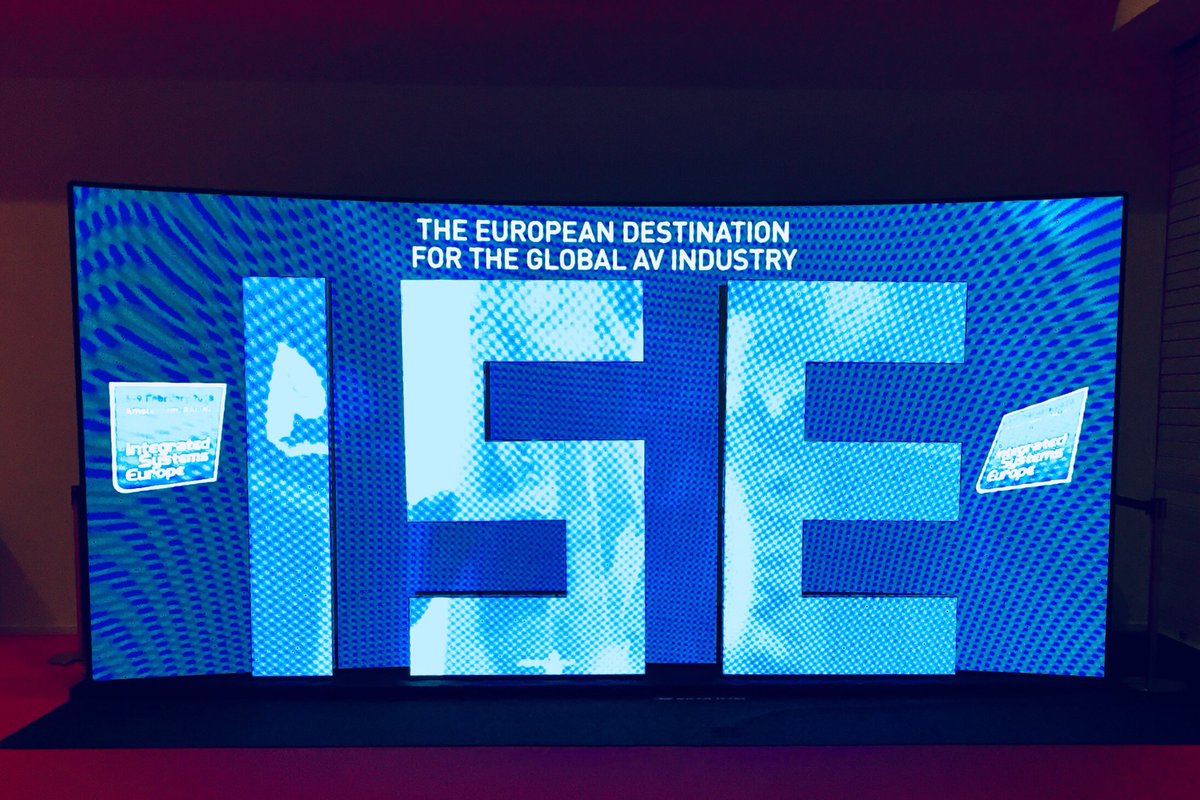Good morning! We are ready for the final day at #ISE2018 Our NewStar crew welcomes you at booth 5-S80 and our NeoMounts crew is happy to see you at booth 1-H127! #Amsterdam #RAI