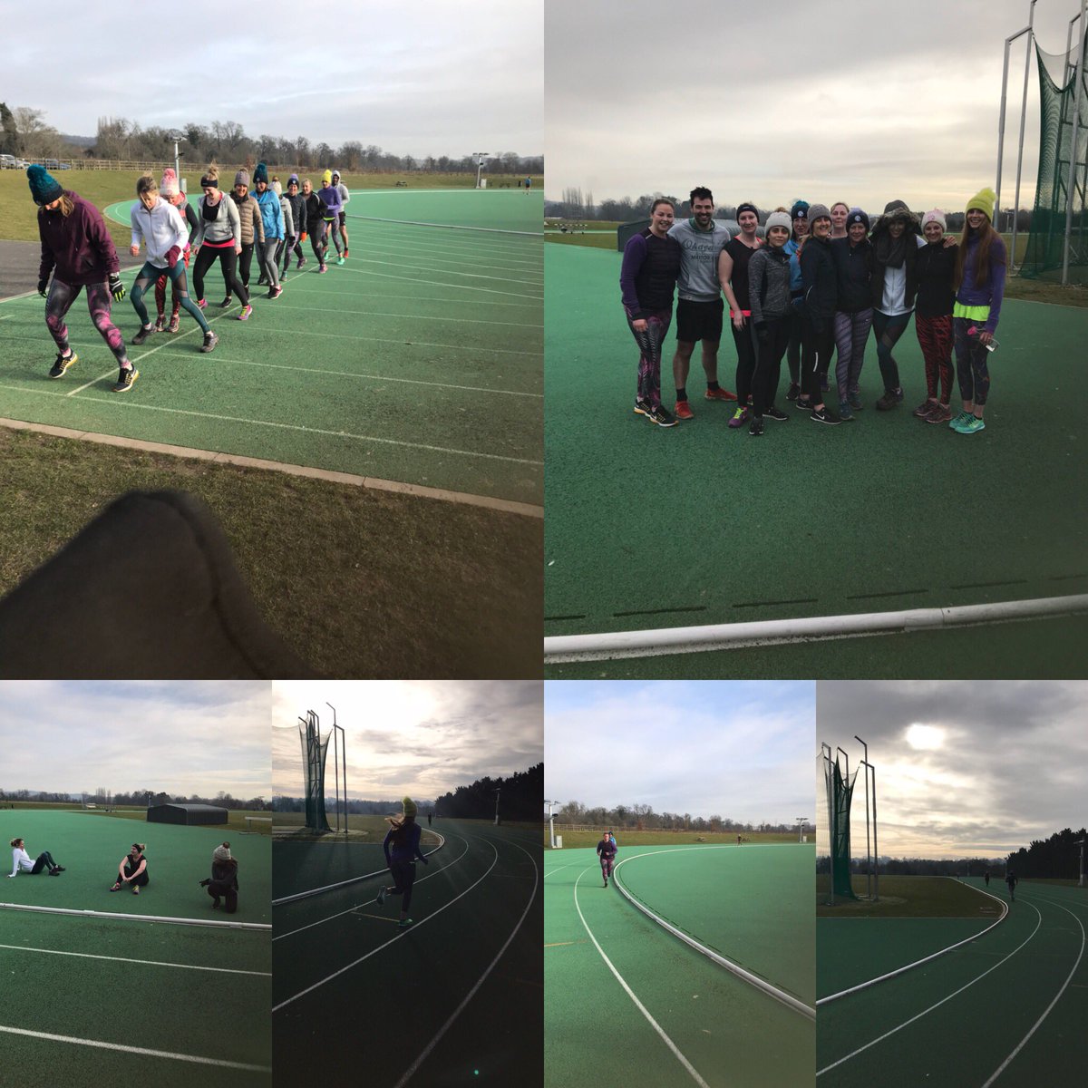 PureRunningTeri's tweet photo. Great turn out yesterday morning at the track. Evening at -1. It was a cold one but they smashed their plyometic drills and 400m repeats #WinterRun #runners #running #marathon #fitness #crossfit https://t.co/GBqqTdKSLd
