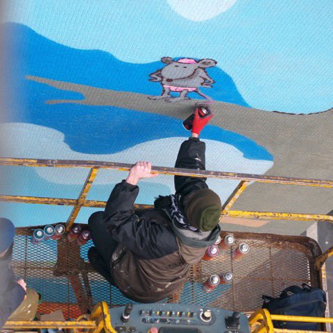 Heureux de participer samedi 10 février 12h30 vernissage fresque murale 24m réalisée par <a href="/1Twopy/">Twopy</a> sur façade du CHRS <a href="/EMMAUSolidarite/">Emmaüs Solidarité</a> Georges Dunand, dans le cadre du projet #VégétalisonsParis avec #EmmaüsHabitat <a href="/hypervoisins/">Hypervoisins</a> MairieParis14 @carine_petit <a href="/dversini/">Dominique Versini</a> <a href="/Anne_Hidalgo/">Anne Hidalgo</a>