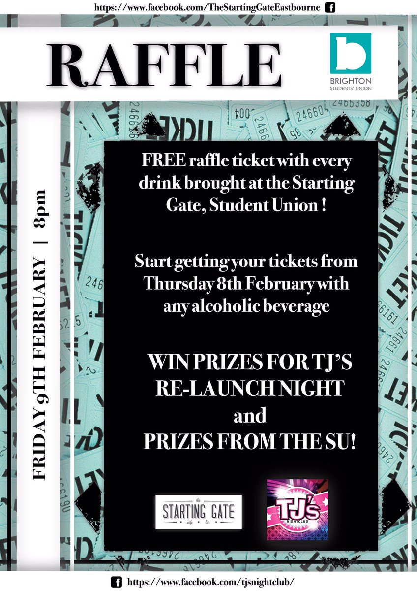 Come to the ultimate pre drinks before the re-launch tonight. Raffle ticket for any alcoholic drink bought today/tonight. Lots of prizes to be won!