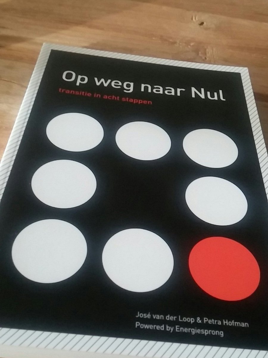 Vandaag gaan weer twee boekjes naar hun nieuwe eigenaar. Ze worden dit keer persoonlijk aan de deur afgeleverd. Kan ik gelijk even kletsen over hun inspirerende initiatieven. Iedereen die het boek koopt is nl op één of andere manier op weg naar nul.