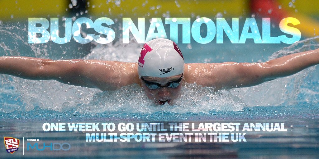 BUCSsport's tweet image. #BUCSNationals | One week to go until the biggest event of the year🏃‍♀️🏊‍♂️

For more information 👉bucs.co/nationals18