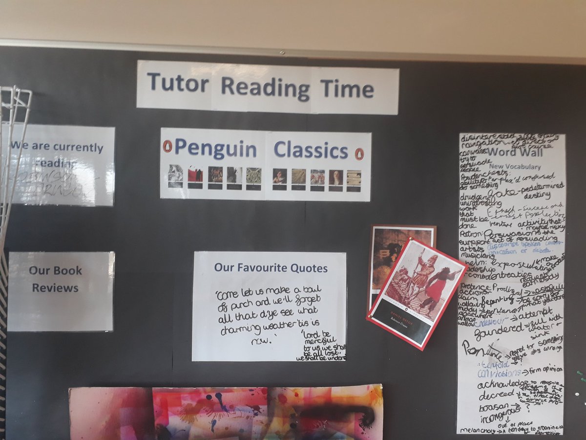 Some fantastic reading of the Penguin Classics this morning in tutor time <a href="/MagnaAcademy/">Magna Academy Poole</a>. Need to print some more word walls for all the new vocab! #climbingthemountaintouniversity #excellenceisahabit