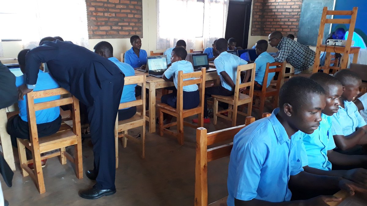 Rwanda_Edu's tweet photo. Rt. Hon. PM @EdNgirente has arrived at GS Kagorogo to officiate the on going Quality Education Enhancement Awareness Campaign that will be held on a quarterly basis. Now touring the school. #QualityEducationRw @GicumbiDistrict @RwandaNorth https://t.co/i5HNhq9NxI