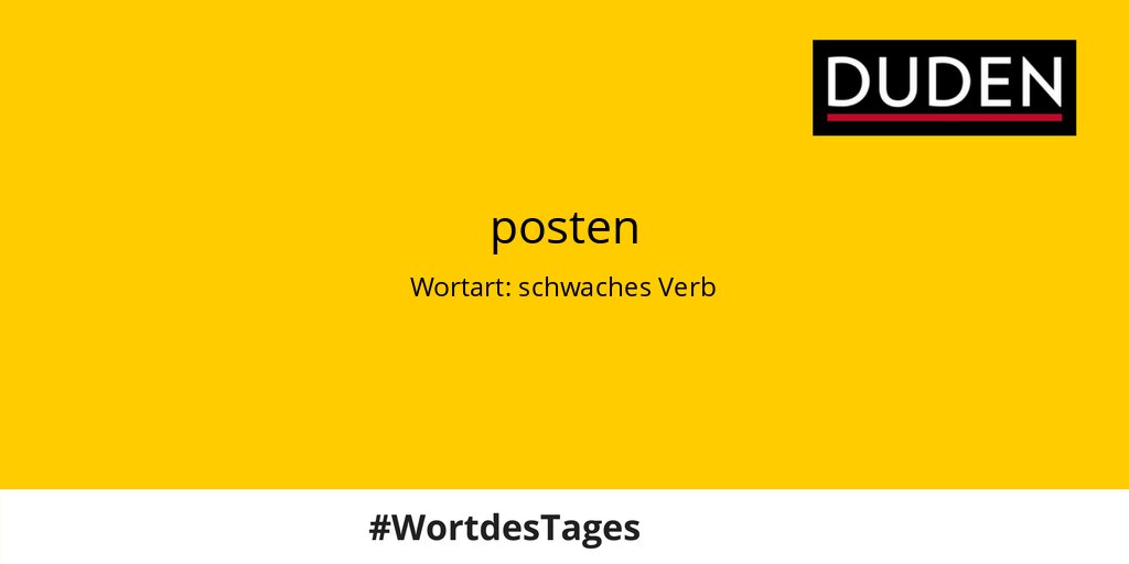 #WortdesTages

duden.de/rechtschreibun…