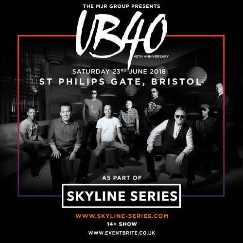 ON SALE NOW! Don't miss @UB40's 40th Anniversary in #Bristol this summer at #SkylineSeries! ➡️ skylineseries.eventbrite.co.uk