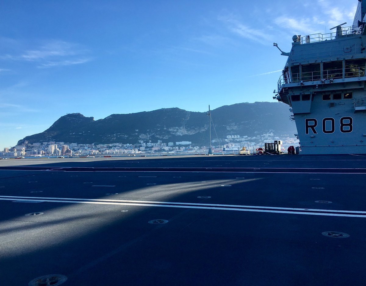 Looking at the rock of Gibraltar