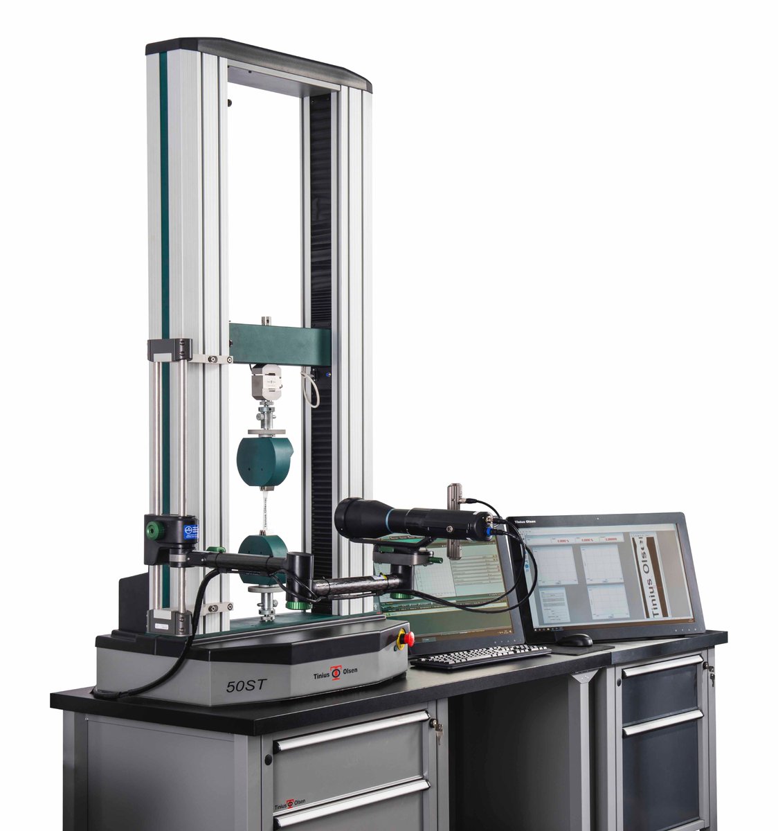 TiniusOlsen1's tweet photo. The Tinius Olsen VEM 200 Video Extensometer uses a high resolution monochrome camera with advanced high speed image processing that exceeds ASTM E83 Class B1 and ISO 9513 Class 0.5 accuracy #MaterialsTesting #manufacturing #extensometers
https://t.co/8b58atGdjd https://t.co/wjPnVbGB6q