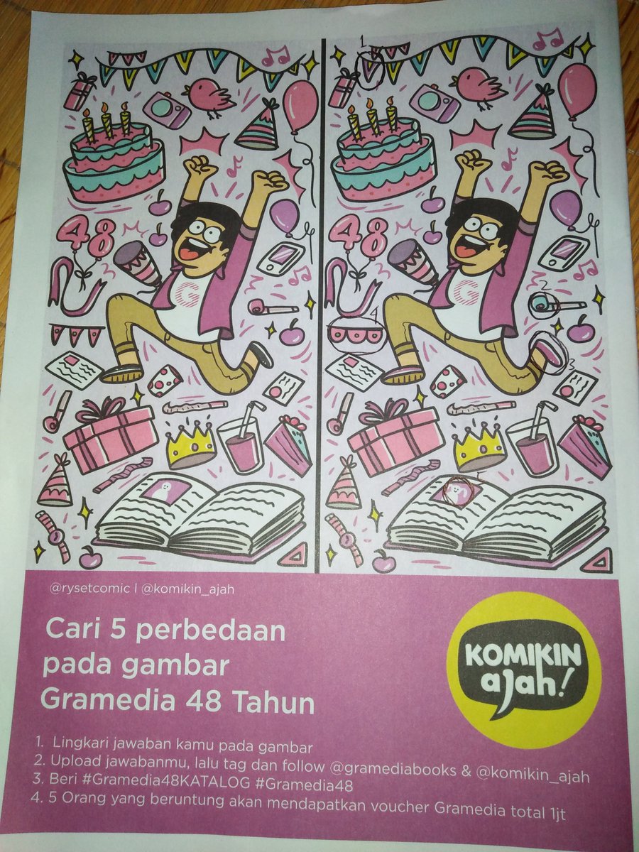 sfarah28's tweet photo. @GramediaBooks @komikin_ajah #Gramedia48KATALOG #Gramedia48 https://t.co/Ylfq0QdpTB