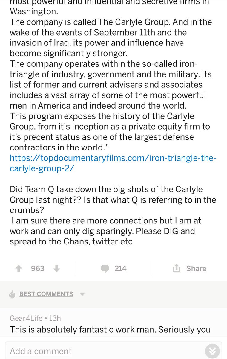 8nt2_old's tweet image. Was the King Tower Shanghai #QAnon post &amp;amp; pics about the Carlyle Group “Intel”? Reddit user dug deep &amp;amp; maybe this why #BushIsBack #DownTheRabbitHole #TheGreatAwakening #DeepState
