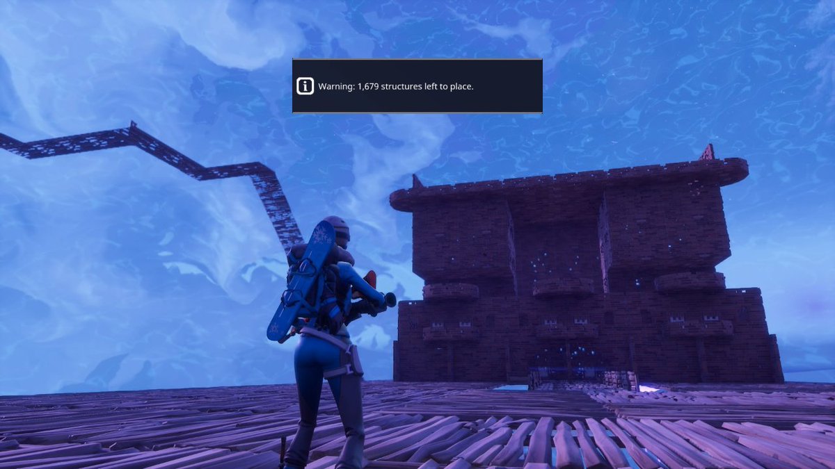 RouG_Clan's tweet photo. @FortniteGame #MyStormBase It didn't turn out as expected this probably won't win it took well since I tweeted about this competition, plus it would look better at lvl2 brick and also this is the fifth design I just stuck with this on if I win I'll decorate the interior or if this get 1k likes https://t.co/W6G1r6jwuG