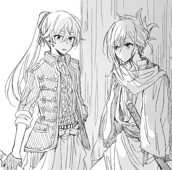 武蔵くんとインフェルノくんを欲望のままに男装させてしまう…… 
