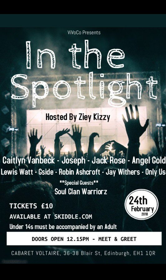 _ViVoCo's tweet image. Not long now!!!
Who's coming? 
@WhatOnEdinburgh @edinspotlight @caitlynvanbeckx @__JustJoseph @JackRoseReal @Lewiswattmusic @AngelGoldOffic @JayWithersmusic @R_AshcroftMusic @OnlyUsDuo @Soulclanfamily @GsideOFFICIAL @MonroeOFF @deevurecords @immarkmartin