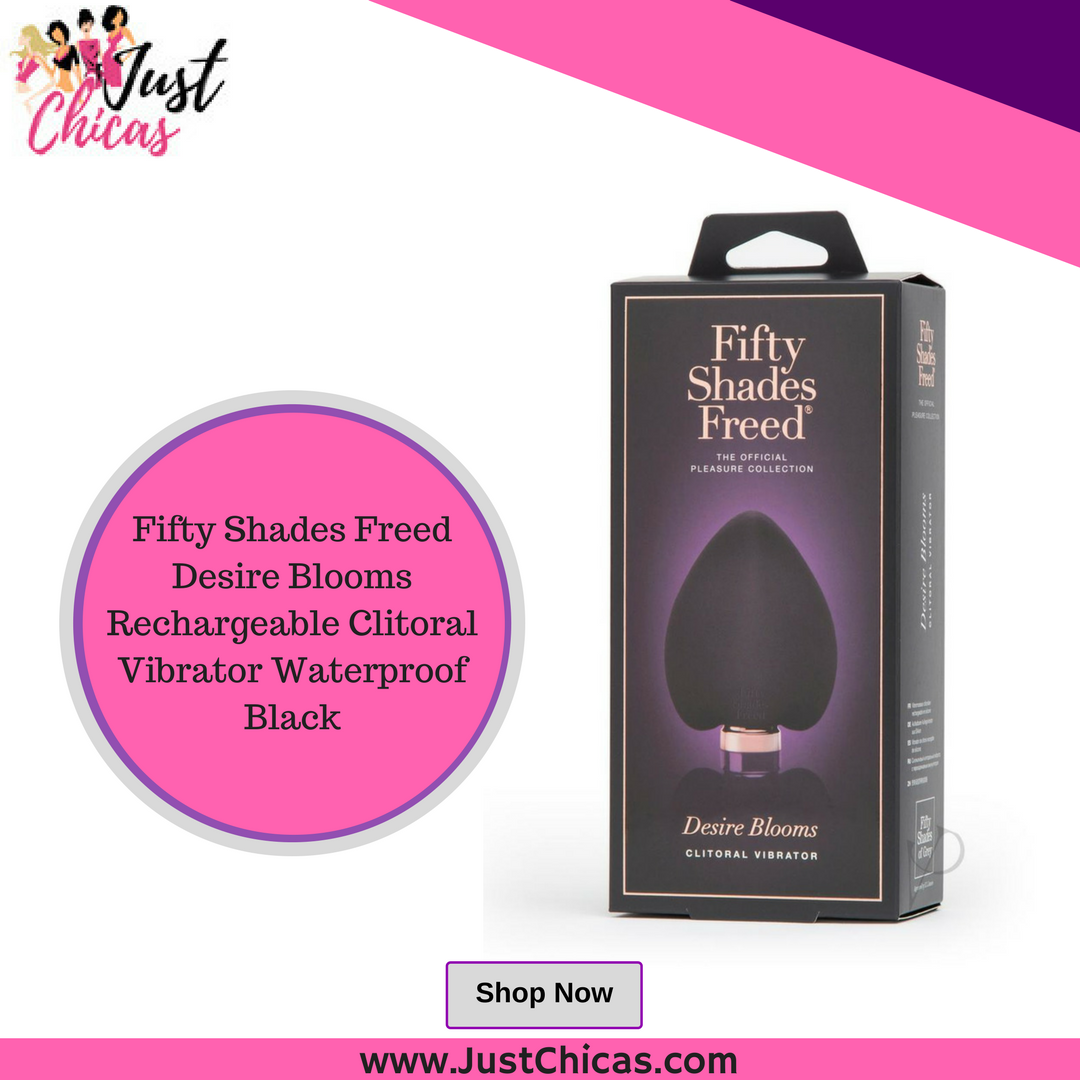 Just_Chicas_'s tweet photo. JustChicas brings #FiftyShadesFreed Desire Blooms Rechargeable Clitoral #Vibrator with best prices. Just One touch on the rose gold button and you”ll fall crazy in #love! Its super-smooth #silicone shaft is silky and firm. Shop Today!!  https://t.co/5VBrvRTOrW https://t.co/cfOdEpin96