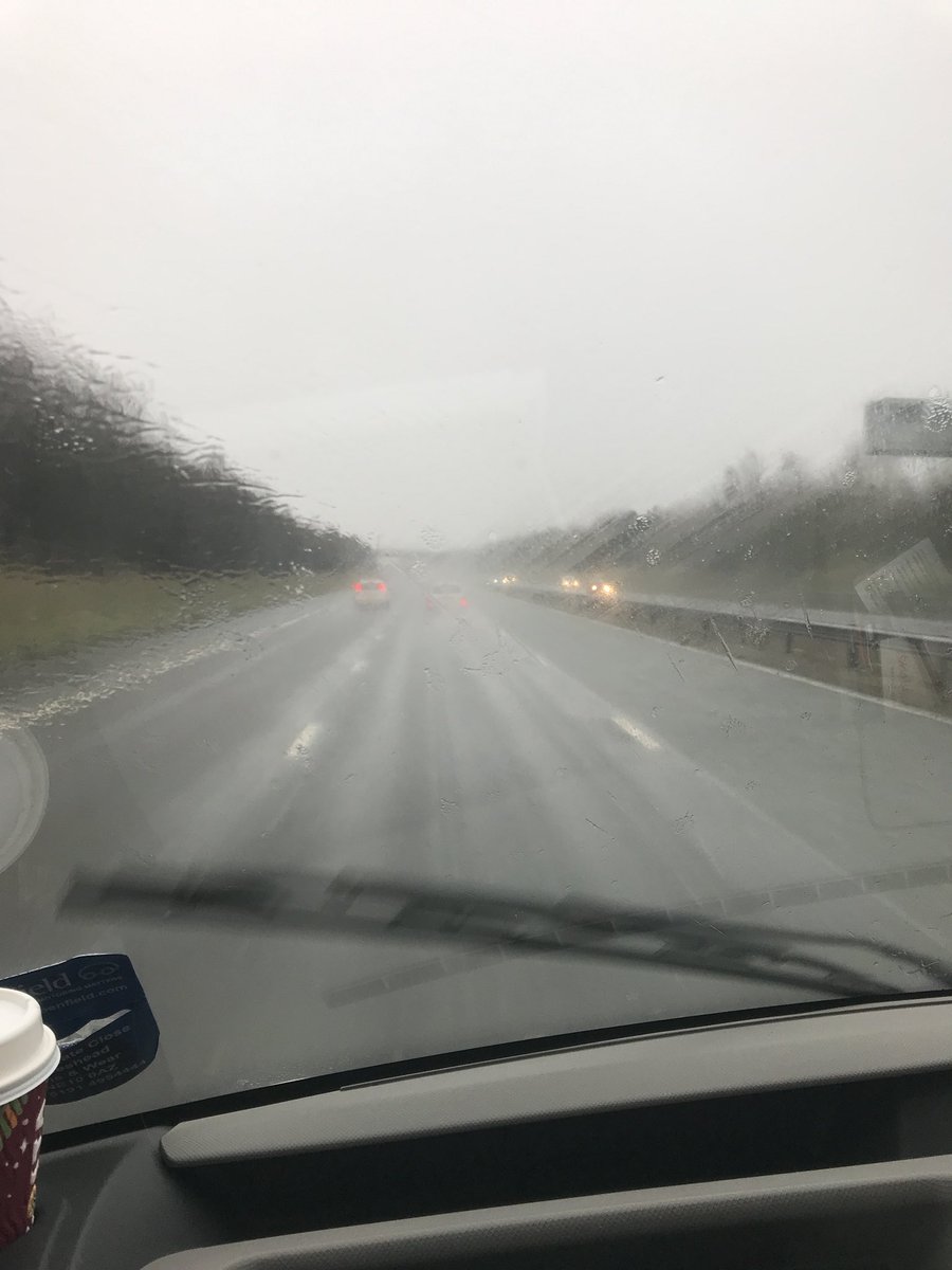 KFA on route to Manchester for the Quarter Final of the U12 <a href="/SchoolsFootball/">English Schools' Football Association</a> PlayStation Cup. It looks like it’s gonna be a wet &amp; snowy one #KFA
