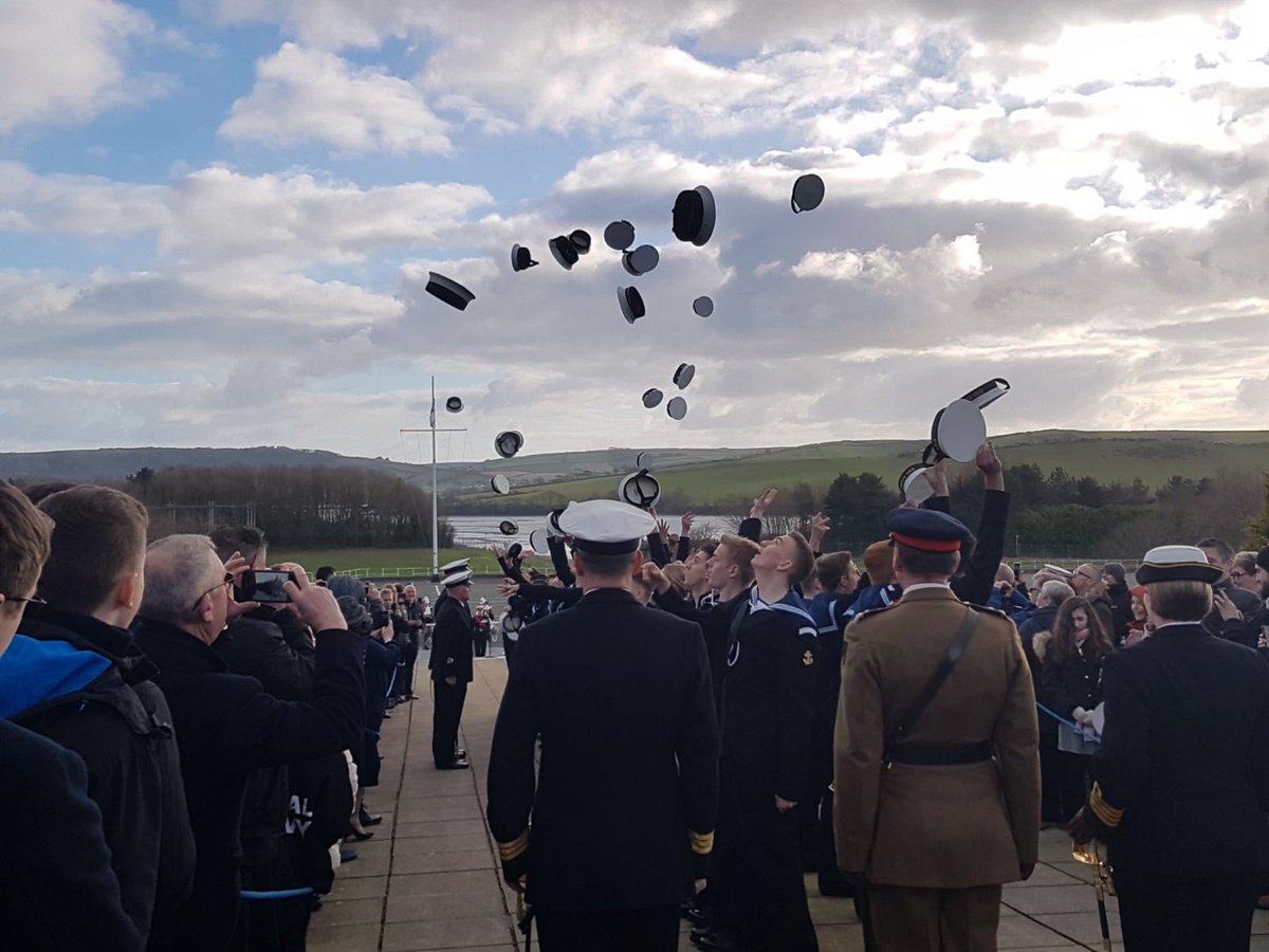 HMS_Raleigh's tweet photo. Cunningham 23 successfully Passed Out last Friday, a fantastic day had by all. Congratulations and welcome to the Fleet. #Cunningham23 https://t.co/rEjgK8UWCK