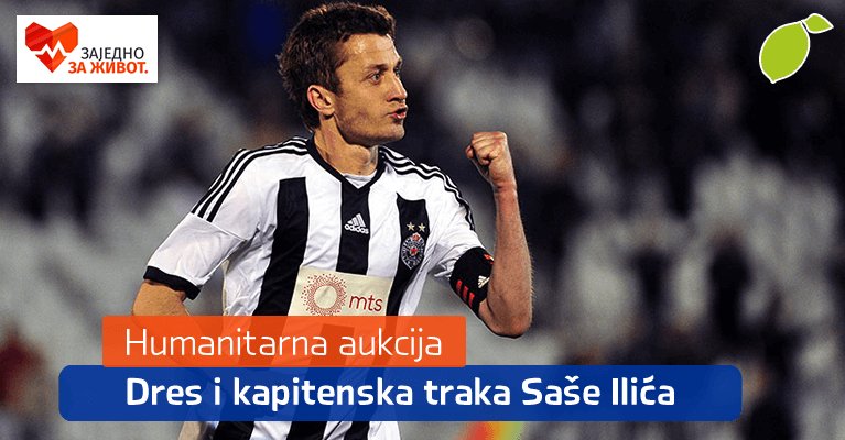 Pokrenuli smo humanitarnu aukciju dresa i kapitenske trake Saleta Ilića! 🔥🏆⚽️

Priključite se svi na linku ispod, sav prihod namenjen je za operaciju lica velikog simpatizera Partizana Dragana Ganeta Pajića ⚫️⚪️⚫️⚪️

limundo.com/kupovina/Human…

#ZajednoZaŽivot ❤️❤️