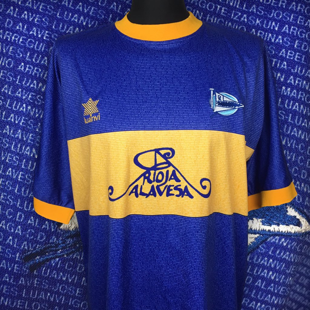 Classic Football Twitter: "Alaves Uefa Final shirt from 2001 https://t.co/CFpuxGlYqS" / Twitter