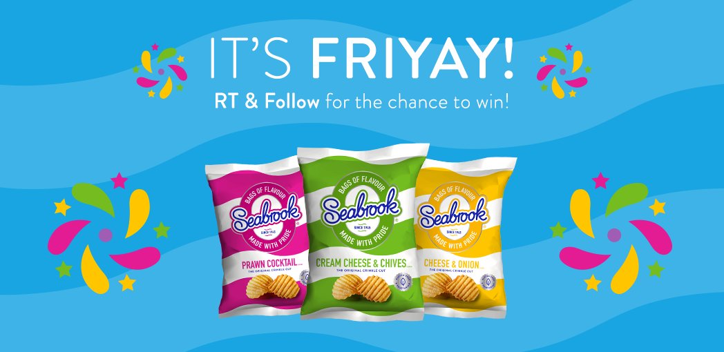 It's Friyay! #RT and follow for the chance to #win a box of crisps! (UK Only) #freebiefriday