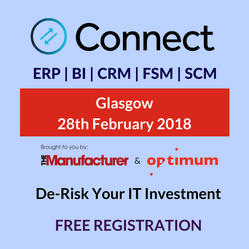 Why You Shouldn't Miss The Manufacturer Connect Event on 28th February in Glasgow - ow.ly/zkwr30ii0bx #ukmfg #CRM #ERP #BI <a href="/TheManufacturer/">The Manufacturer</a>