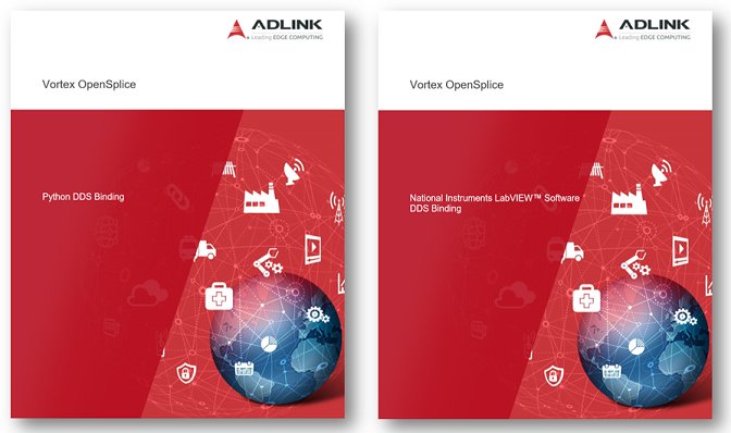 ADLINK_IoT's tweet photo. Checkout the latest ADLINK introductory #VortexDDS whitepapers - #Python DDS Binding https://t.co/hKcsFDpxNt - #LabVIEW Software DDS Binding https://t.co/cDqagObAeC #DataDistributionService @ADLINK_Tech https://t.co/8vuCCVVwO5
