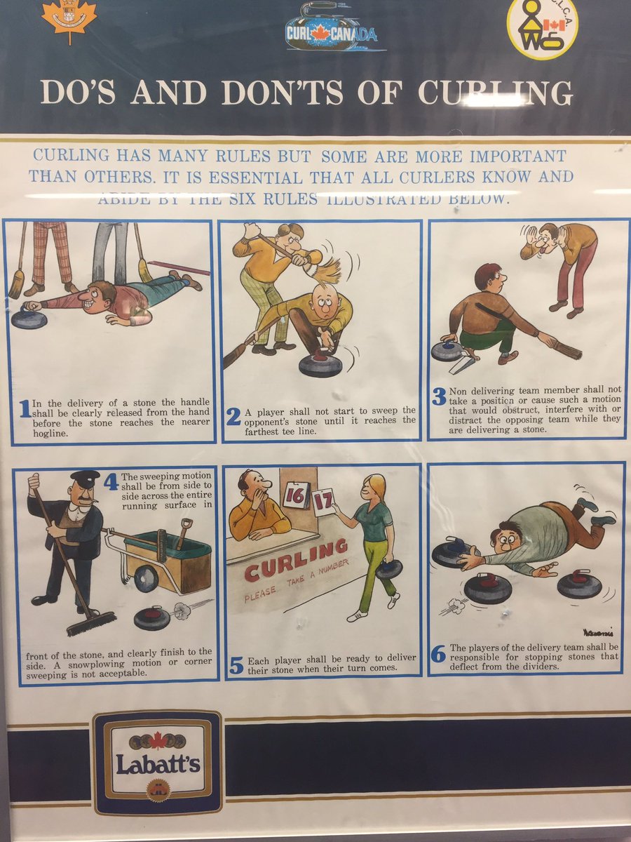 With the Scottish Championships upon us, here is a gentle reminder of curling etiquette. We will suffer on fools at finals. Waddell will happily remove stones from play. <a href="/TeamMouat/">Team Mouat</a>  you have been warned!!#scottishcurling