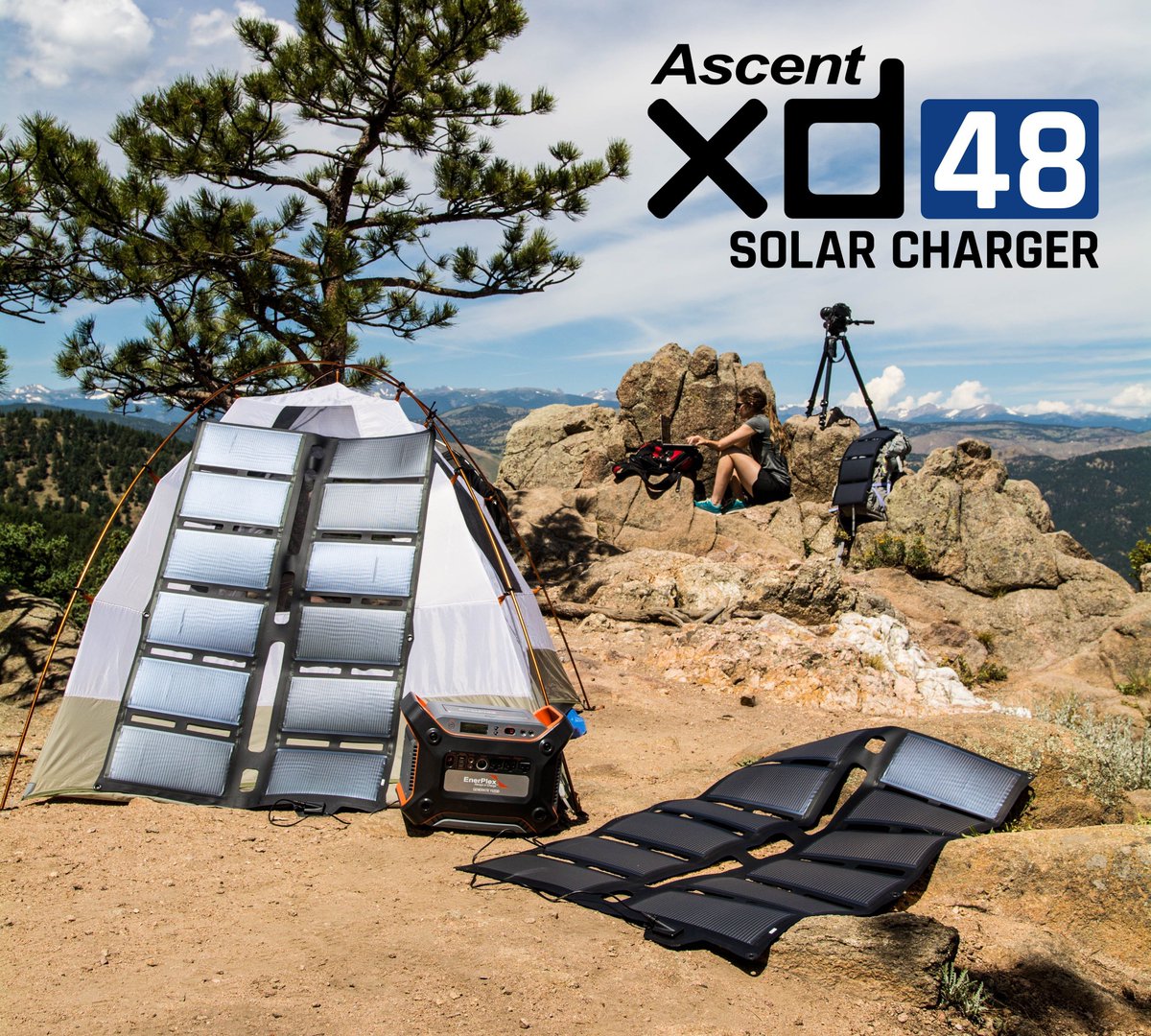 AscentSolar's tweet image. Introducing the NEW Ascent XD48 Solar Charger! 

Power today’s high-capacity power banks directly from the sun with this compact and portable 48 Watt #solar charger. Available now in a 1200 Wh off-grid solar panel charging system!

Learn more, here! amzn.to/2E8QhAf
