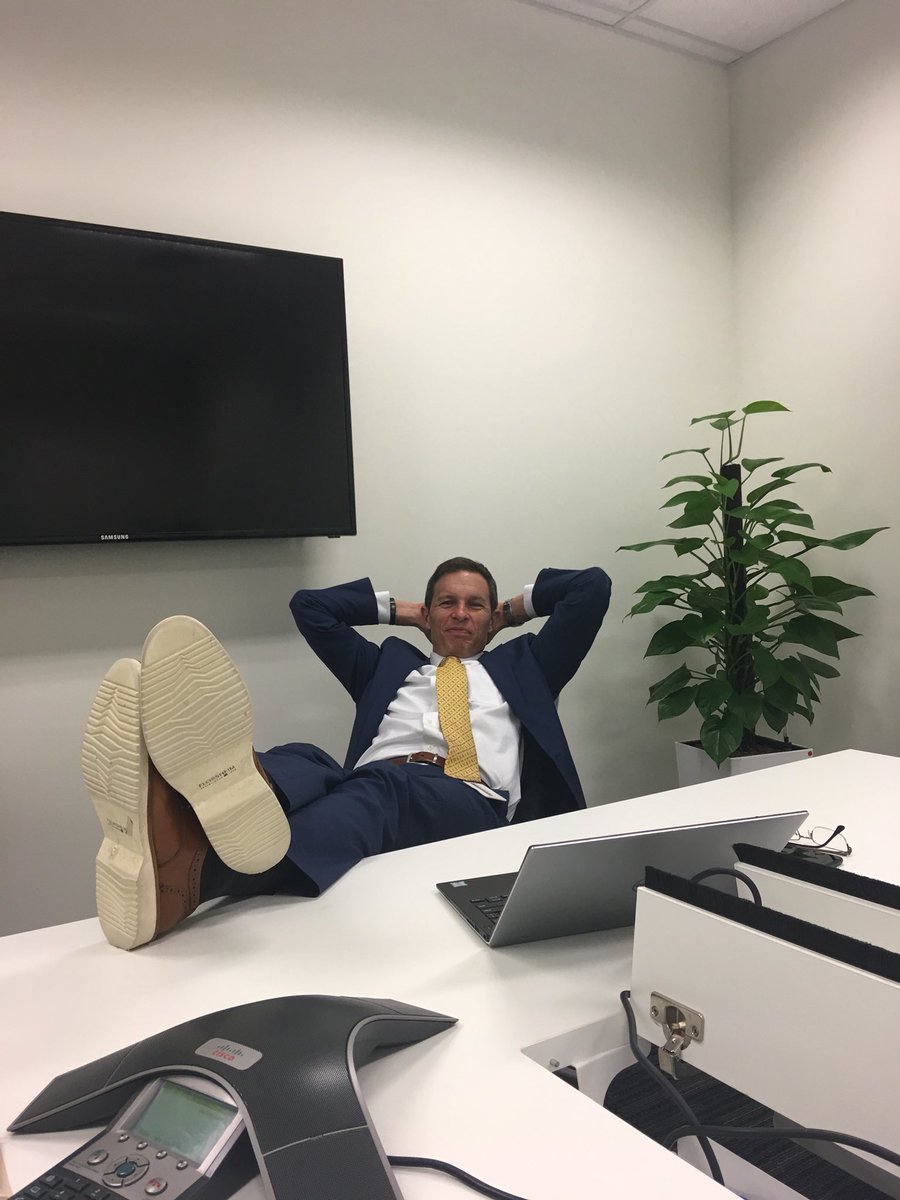 mperron1's tweet photo. My man @lancetmitchell ...  no one works harder, other than his better work half @robshear ( #IOT pic 📲) so yeah kick your feet up on a Friday at 5PM in #Singapore after a phenomenal week here. Thanks guys for being so GR8 to work with!  #dellemcrocks https://t.co/paG7jbUHvx