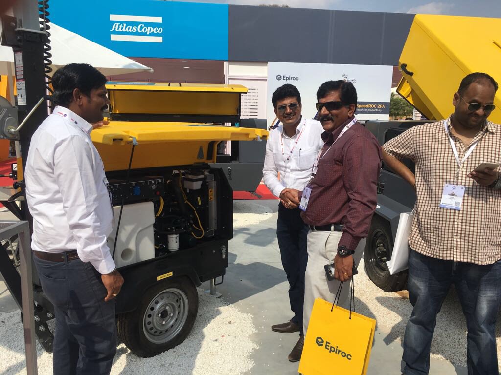AtlasCopcoIndia's tweet photo. Day 3 - #STONA2018
Our innovative range of products continue to attract the customers at our stall no. 47,48,50,51. Come visit us.
#ShowTheEnergy #AtlasCopcoIndia #CreateWithSustainability
Read more:https://t.co/bk0UUc8Pk5 https://t.co/qSFKbpdb6A