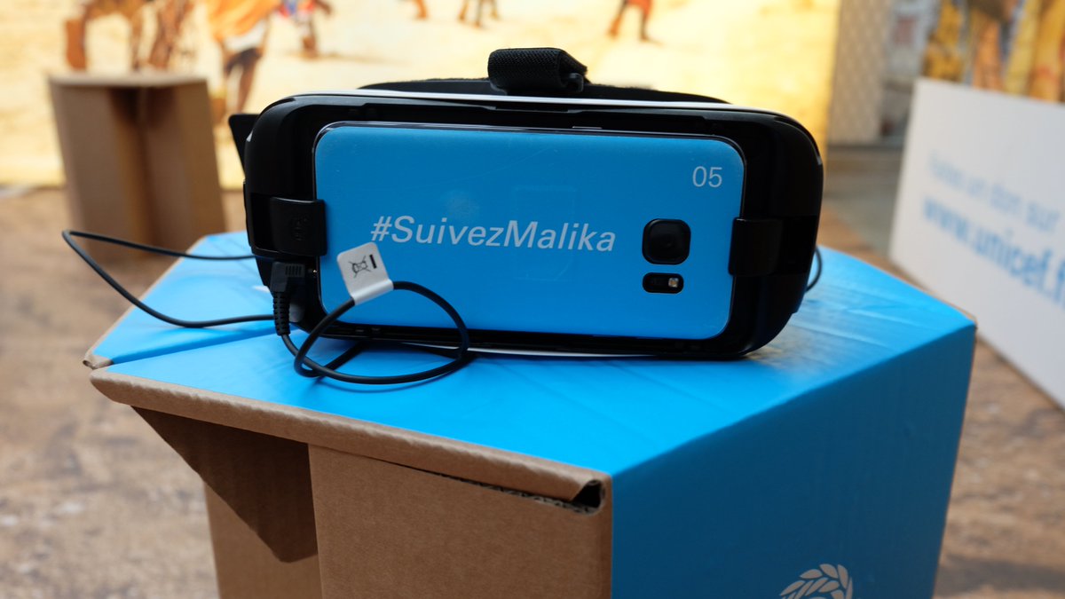 Web3Virtuality's tweet photo. Retrouvez @UNICEF_france et #SuivezMalika dans un docu-fiction au Niger en #VR ! https://t.co/GEVHOYgBMT #Virtuality2018 https://t.co/7pUcJFw569